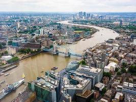 hdr luchtfoto van londen foto