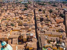 hdr luchtfoto van bologna foto