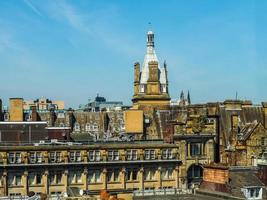 hdr luchtfoto van glasgow foto