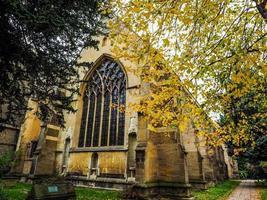 hdr kleine st mary kerk in cambridge foto