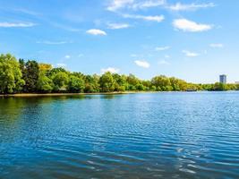 hdr serpentine lake, londen foto