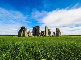 hdr stonehenge-monument in amesbury foto