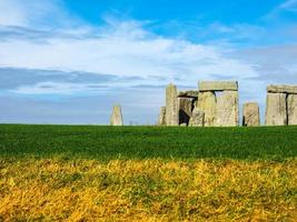 hdr stonehenge-monument in amesbury foto