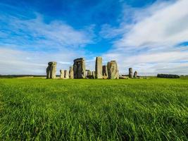 hdr stonehenge-monument in amesbury foto