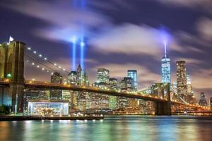 Manhattan ter nagedachtenis van 11 september foto