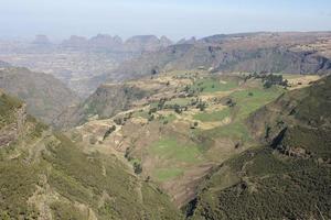 semien bergen nationaal park, ethiopië, afrika foto