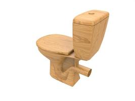 hout wc toilet watercloset 3d illustratie 3d illustratie3d illustratie foto