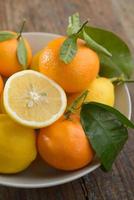 citroenen en mandarijnen foto