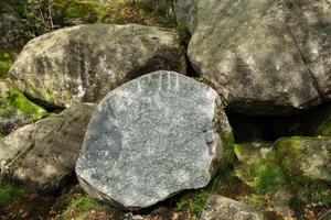 kleurrijke bergtaferelen in noorwegen. prachtig landschap van noorwegen, scandinavië. Noorwegen berglandschap. natuur in de zomer. foto