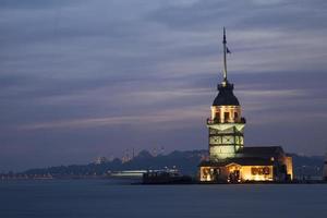 Maiden's Toren. Istanbul. kalkoen foto