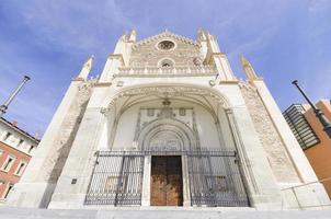 kerk van San Jeronimo, Madrid. beroemde bezienswaardigheid in spanje.
