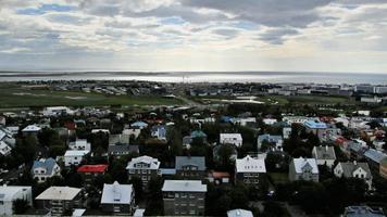 een uitzicht op ijsland in de buurt van reykjavik foto