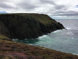 uitzicht op de kust van Cornwall bij Lands End foto