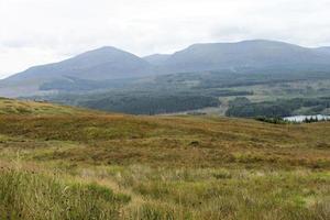 uitzicht op de Schotse Hooglanden in de buurt van Ben Nevis foto