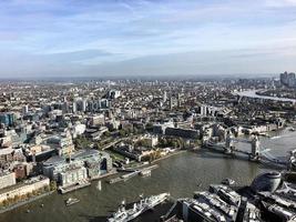 een luchtfoto van londen foto