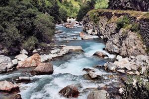 zicht op de pyreneeën vanaf de franse kant foto