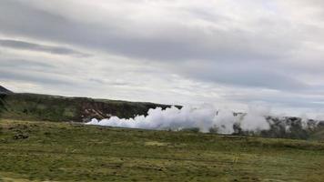 een uitzicht op ijsland in de buurt van reykjavik foto