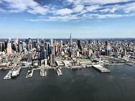 een luchtfoto van new york in de vs foto