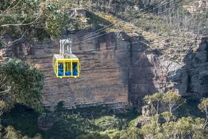 de Cable Sky Way-tour in het Blue Mountains National Park, New South Wales, Australië. foto