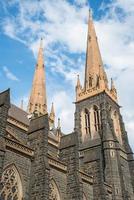 saint patrick kathedraal de grootste kerk in melbourne, australië. foto