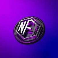 nft badge illustratie foto