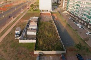 brasilia, df brazil 4 mei 2022 bouw van nieuwe appartementsgebouwen in noordwest brasilia, ook bekend als sector noroeste foto