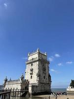 de spectaculaire torre de belen in lissabon. foto