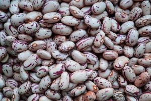 ongekookte rode bonen, mediterraan eten foto