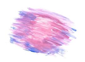 abstracte aquarel roze en blauw tekenen met een penseel op wit papier, aquarel achtergrond. foto