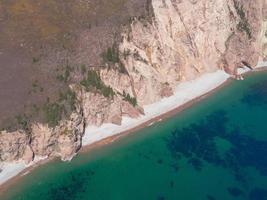 de oceaanbodem gezien vanaf Cape Breton Island foto