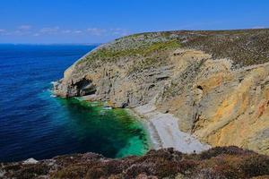 strand cap de la chevre in bretagne, frankrijk foto