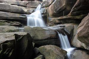 onderdeel van de soi sawan-waterval. nationaal park in pha taem ubon ratchathani thailand. foto