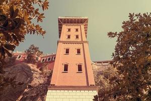 historische lift in izmir, turkije foto