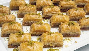 catering. dessert, Turkse baklava