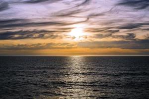 geel goud californië stille oceaan zonsondergang foto