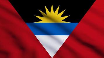 antigua en barbuda nationale vlag wallpaper achtergrond foto
