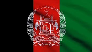 achtergrond van de nationale vlag van afghanistan foto
