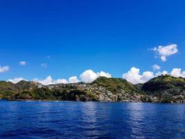 wallilabou bay saint vincent en de grenadines in de caribische zee foto