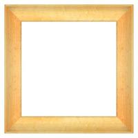 houten frame geïsoleerd op een witte achtergrond met uitknippad foto