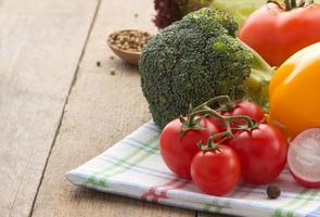 verse groente en voedsel