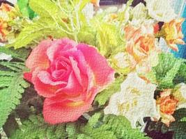 roos vintage achtergrond foto