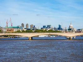 hdr waterloo brug in londen foto