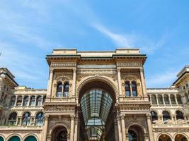 hdr galleria vittorio emanuele ii, milaan foto