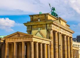 hdr brandenburger tor berlijn foto