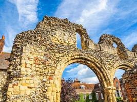 hdr kathedraal in canterbury, verenigd koninkrijk foto