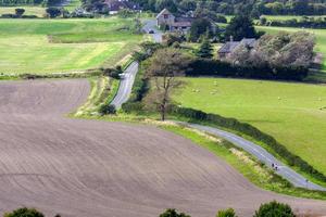 glooiend platteland van Sussex foto