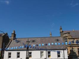 lerwick stad op het Shetland-eiland foto