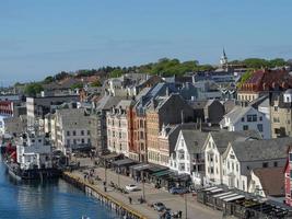 haugesund stad in noorwegen foto