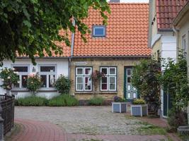 schleswig stad met het dorp holm foto