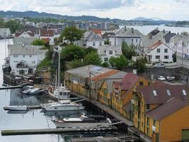 de stad haugesund in noorwegen foto